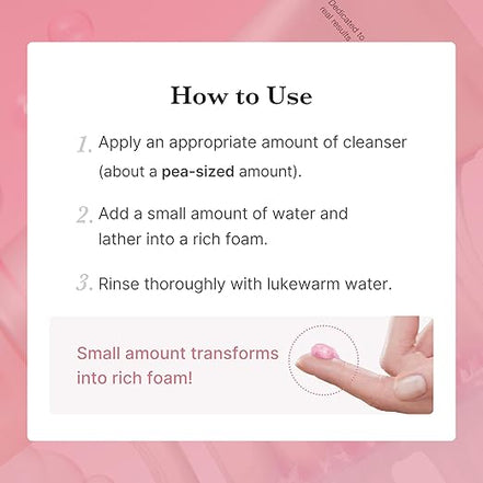 PDRN Pink Niacinamide Whip Cleanser